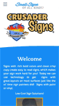 Mobile Screenshot of crusadersigns.com
